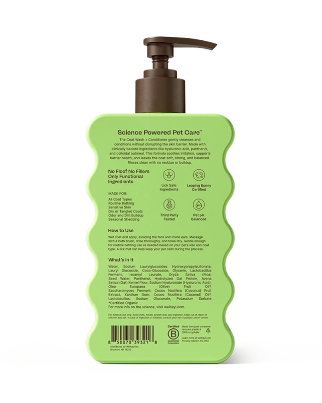 Coat Wash + Conditioner - Welltayl